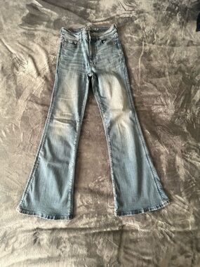 American Eagle Super High Rise Flare Size 4